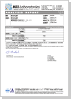 残留農薬試験報告書